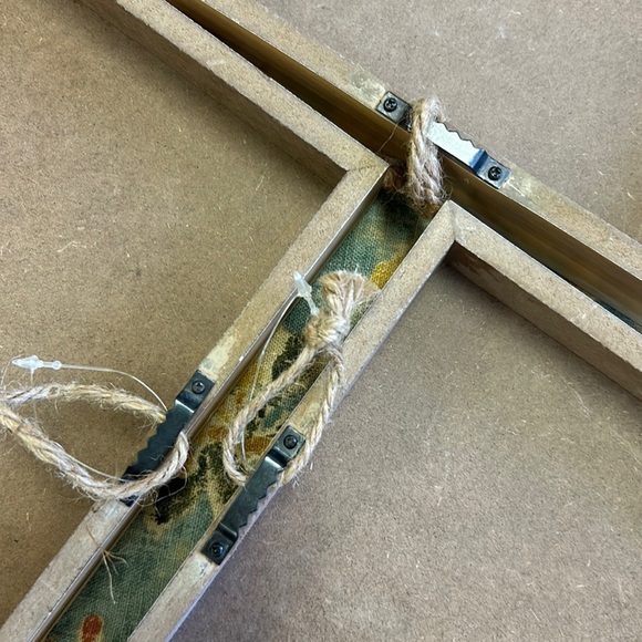 Palm leaf Mini Wooden Laser Cut Wall Decor Display - Three Piece Brown/W… - Picture 13 of 15